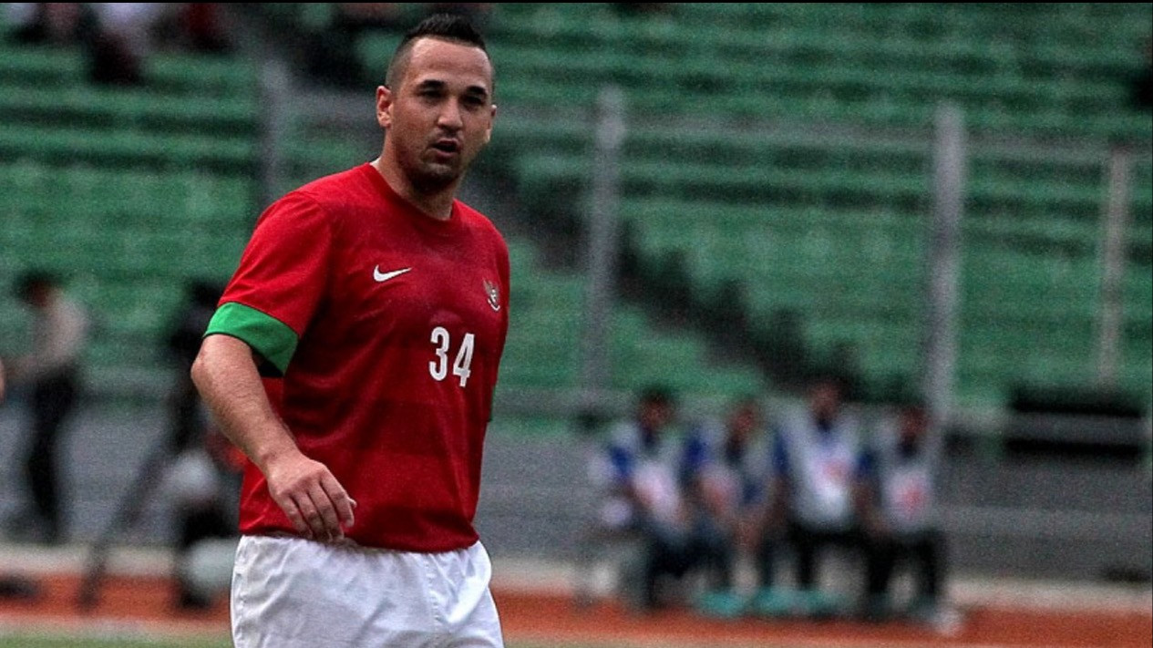 Mantan pemain timnas RI, Jhonny Van Beukering