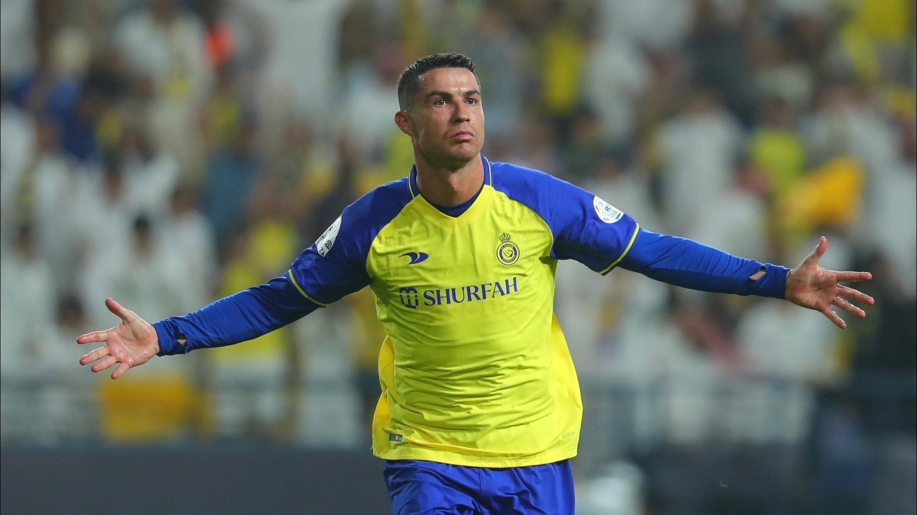 Viral Cristiano Ronaldo sujud syukur seusai cetak gol spektakuler untuk Al Nassr.