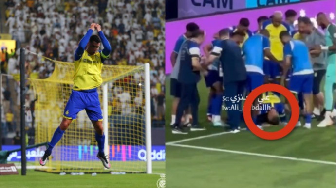 Pernyataan Cristiano Ronaldo usai Sujud Syukur di Laga Al-Nassr vs Al-Shabab, Terinspirasi Timnas Indonesia?