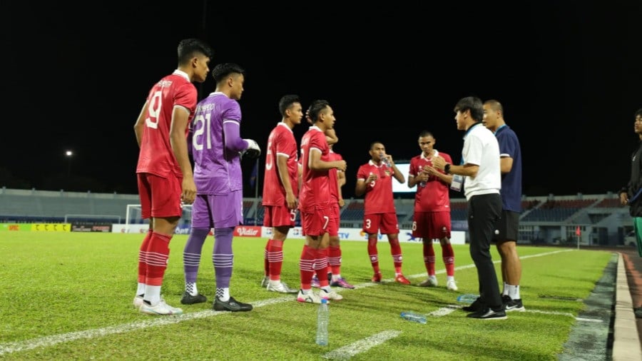 Shin Tae-yong dan skuad Timnas Indonesia U-23 di Piala AFF U-23 2023