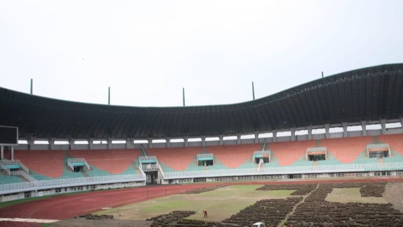 Stadion Pakansari, Cibinong, Kabupaten Bogor, Jawa Barat.