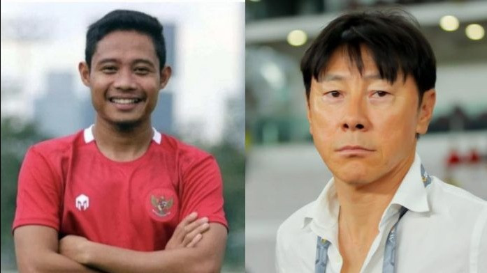 Evan Dimas dan Shin Tae-yong