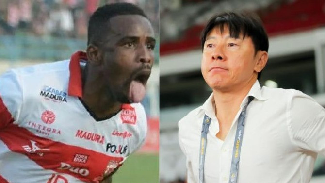 Greg Nwokolo dan Shin Tae-yong