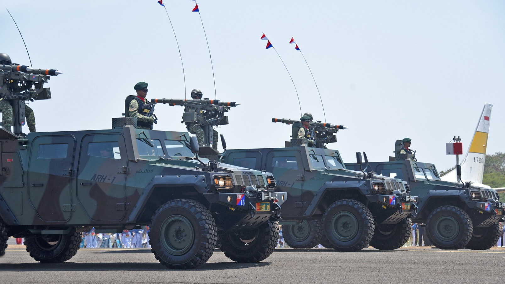 Komodo 4x4 Missile Launcher buatan PT Pindad