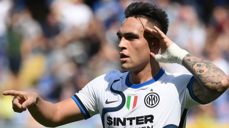 Pemain Inter Milan Lautaro Martinez