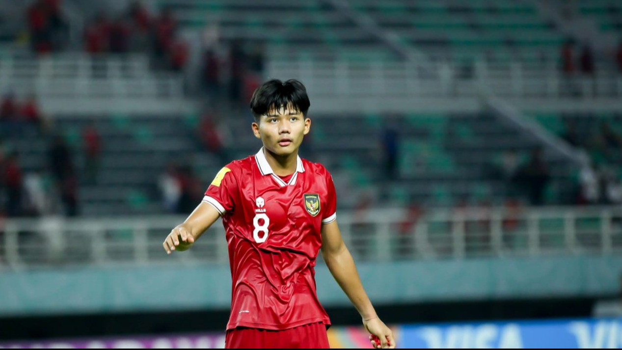 Pemain Timnas indonesia U-20 Arkhan Kaka