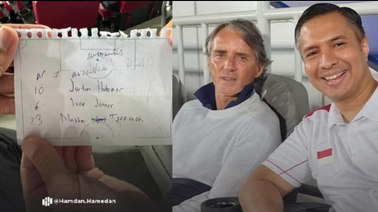 Hamdan Hamedan membagikan cerita soal Roberto Mancini memuji penampilan empat pemain timnas Indonesia.
