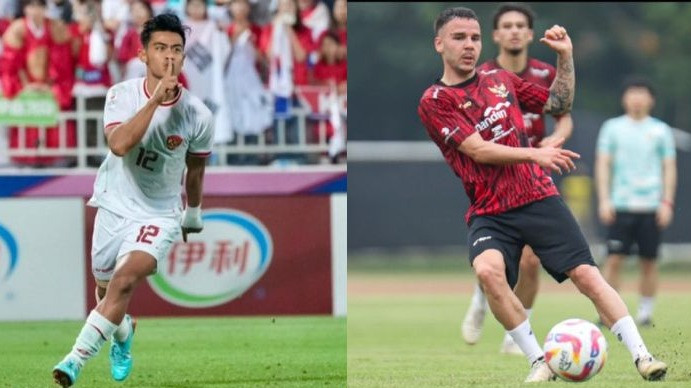 Pratama Arhan dan Calvin Verdonk