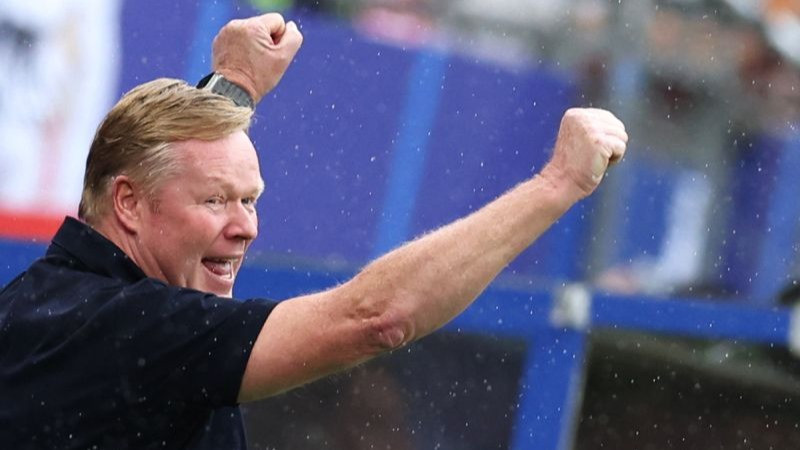 Pelatih timnas Belanda Ronald Koeman