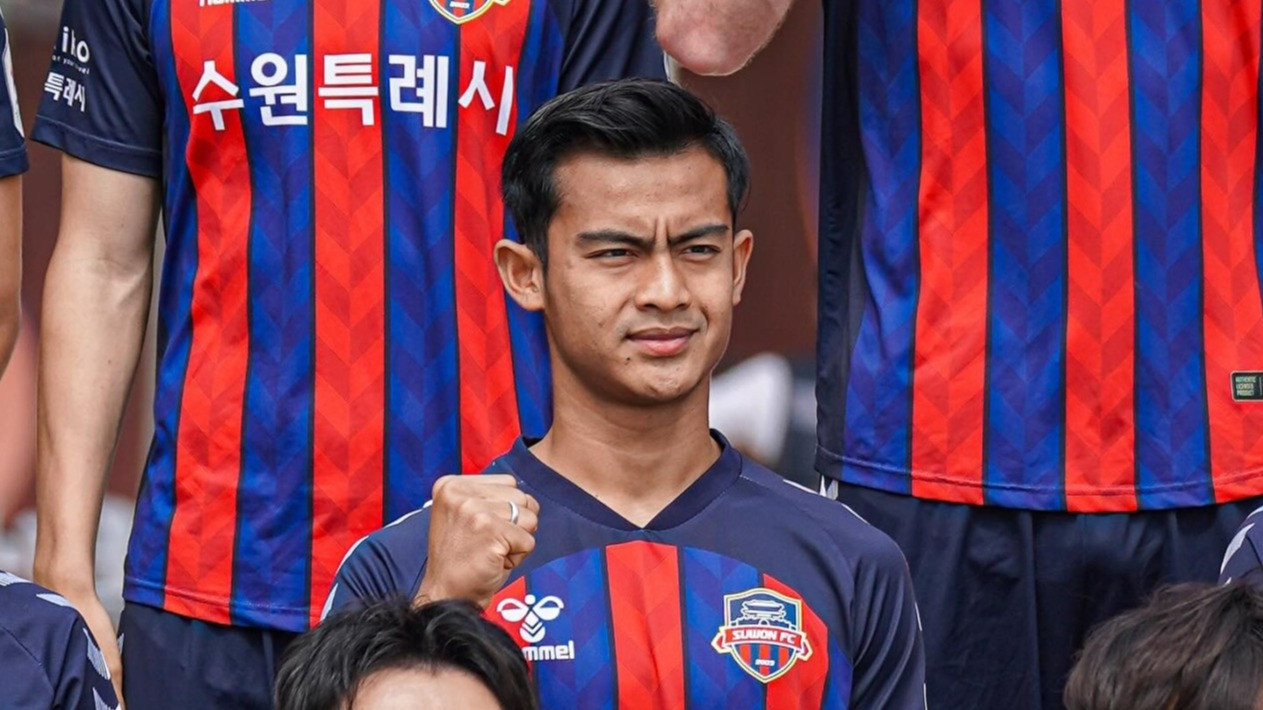 Pratama Arhan jarang main di Suwon FC