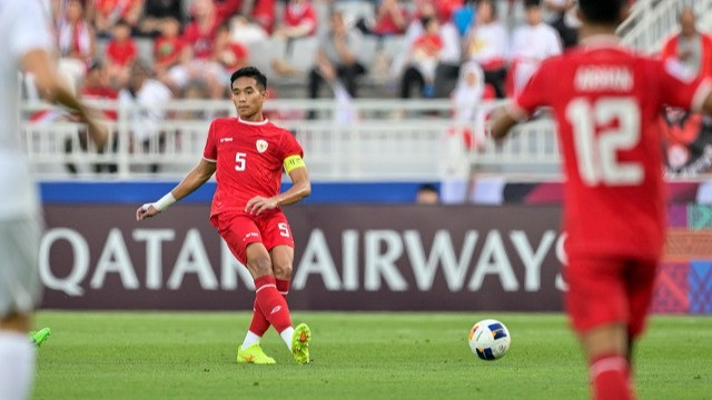 Pemain Timnas Indonesia Rizky Ridho