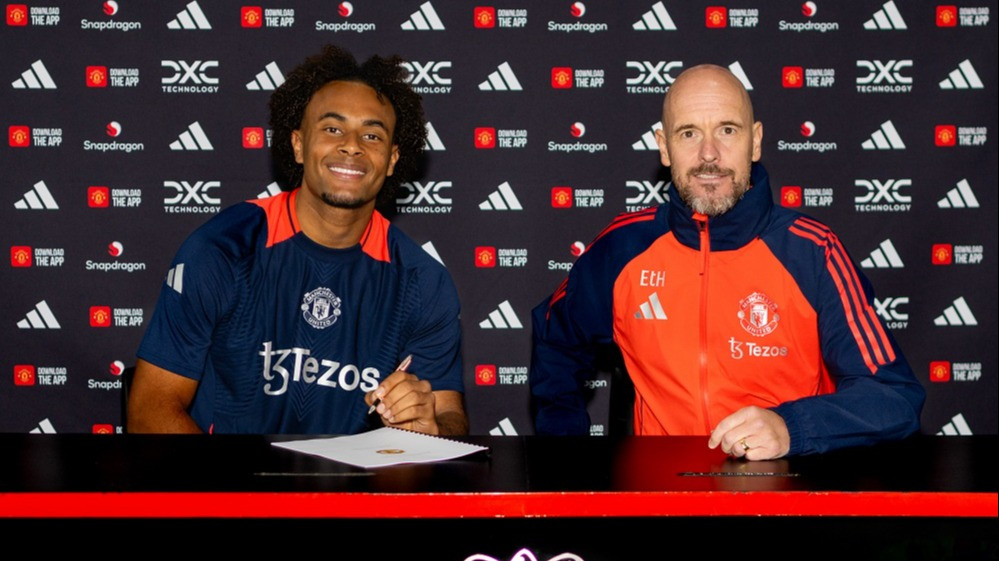 Joshua Zirkzee dan pelatih Manchester United, Erik ten Hag