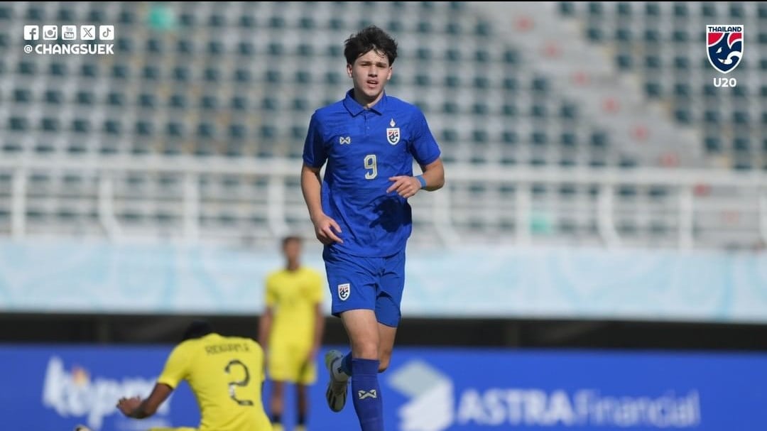 Pemain Timnas Thailand U-19 Caelan Tanadon Ryan