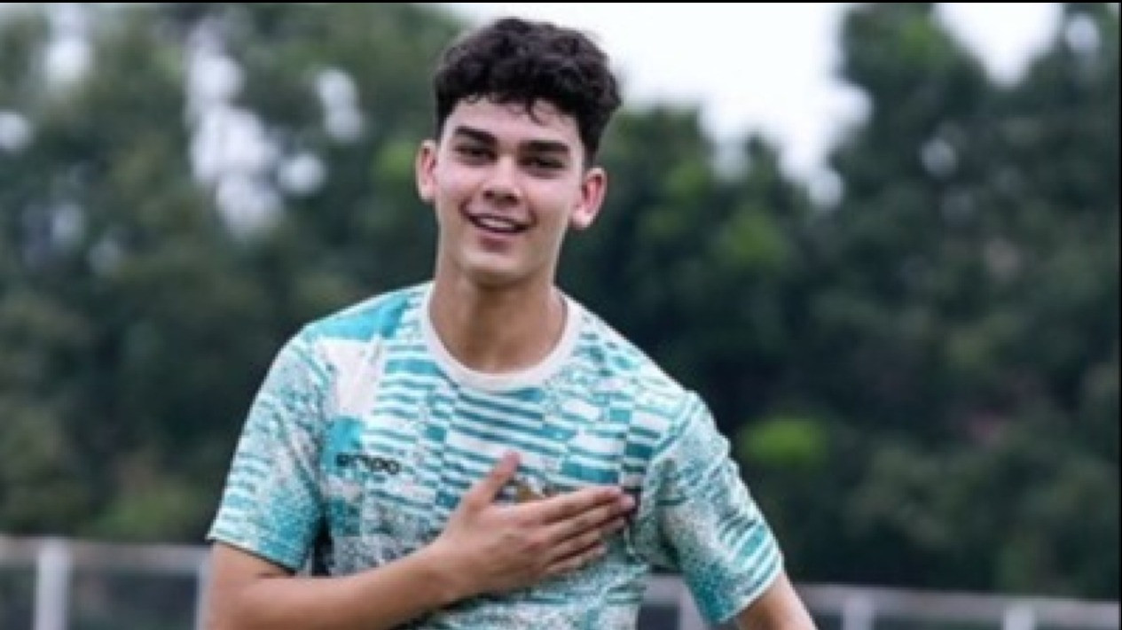 Pemain Timnas Indonesia U-17 Mathew Baker