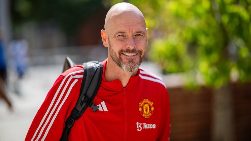 Pelatih Manchester United Erik ten Hag