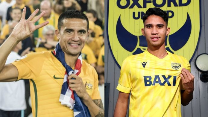 Tim Cahill dan Marselino Ferdinan