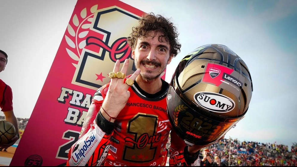 Pembalap Ducati Francesco Bagnaia