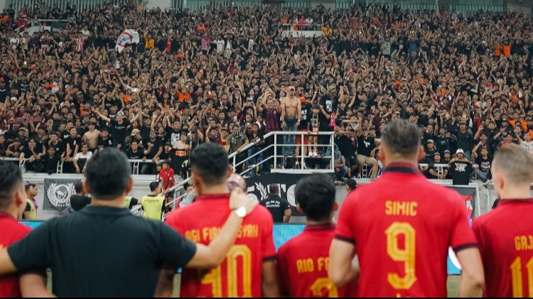 Persija saat Tampil di Jakarta International Stadium