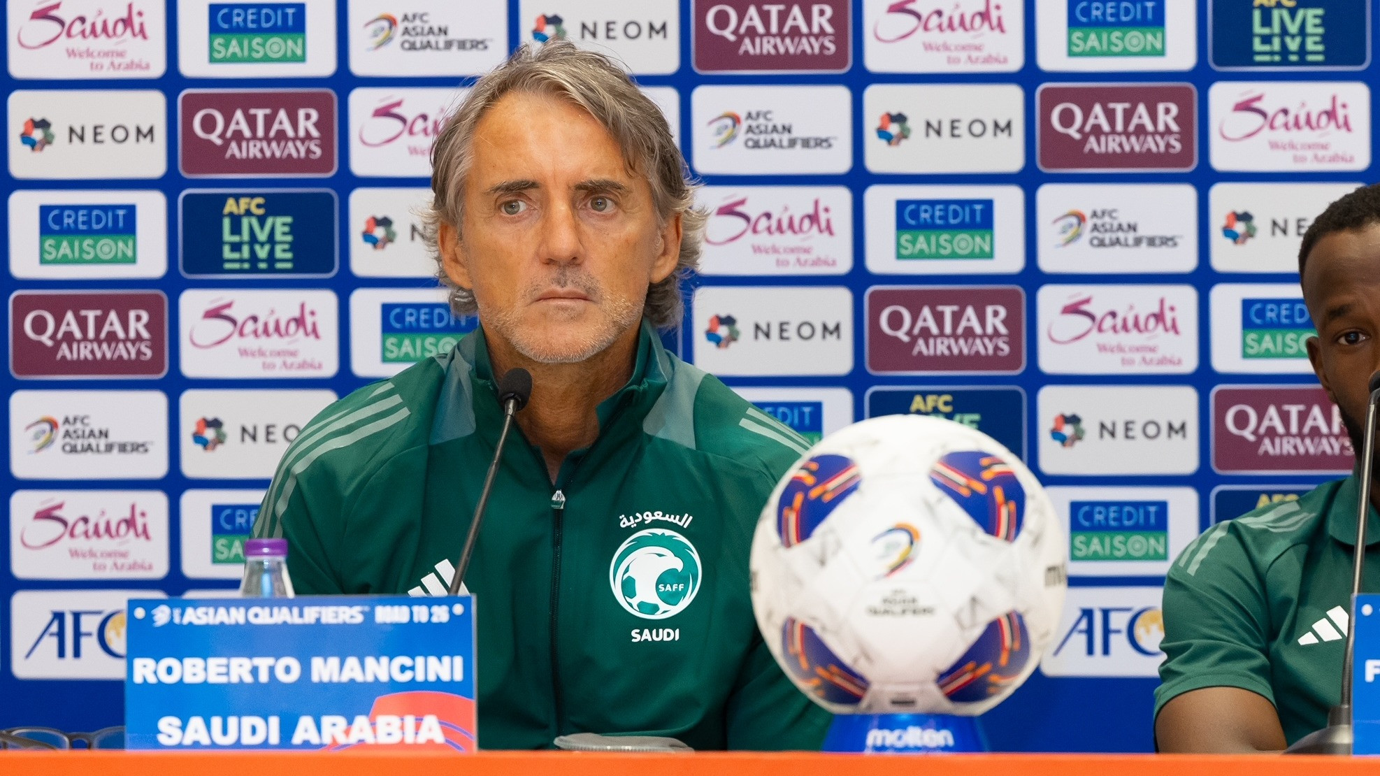 Pelatih Arab Saudi, Roberto Mancini