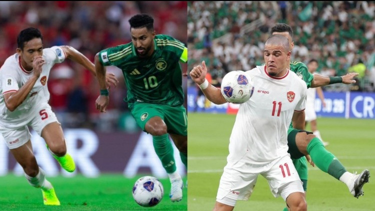 Timnas Indonesia vs Arab Saudi di Kualifikasi Piala Dunia 2026