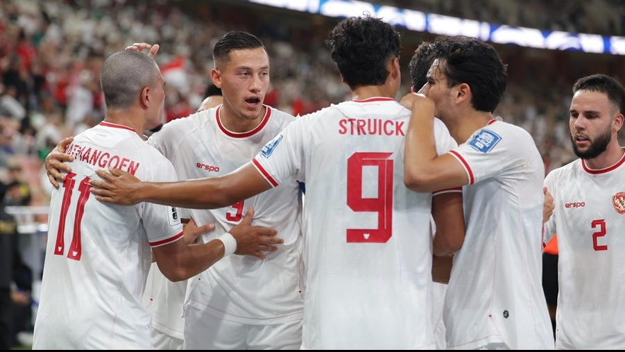 Timnas Indonesia berhasil menahan Arab Saudi 1-1