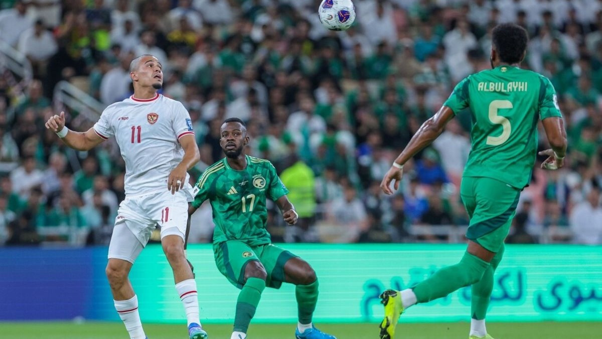 Timnas Indonesia berhasil tahan Arab Saudi 1-1