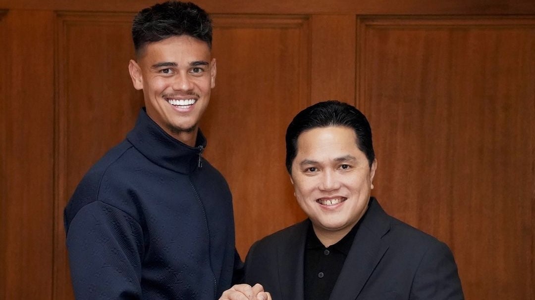 Mees Hilgers bersama Erick Thohir