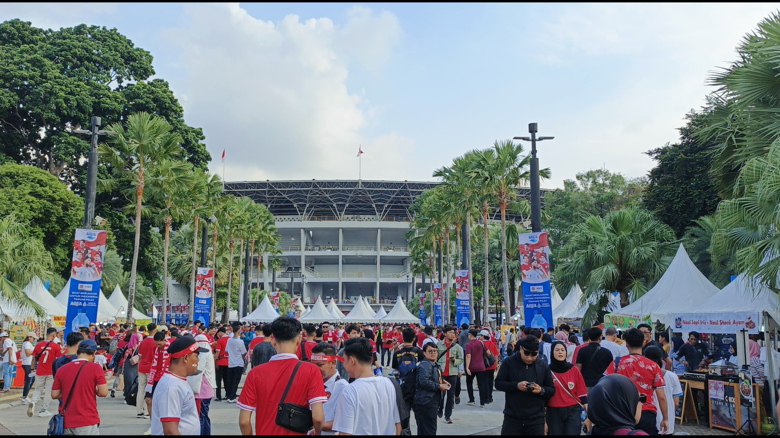 Pantauan Terkini Stadion GBK Jelang Kick Off Timnas Indonesia vs Australia