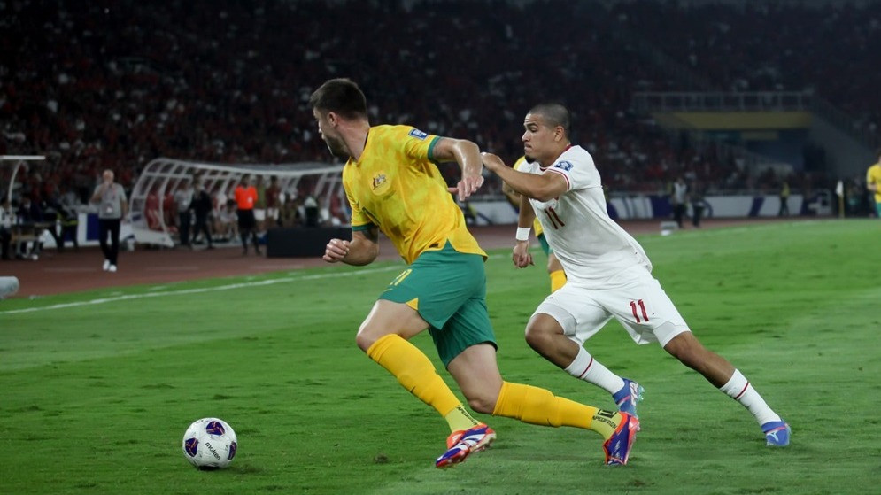 Australia tak mampu mencetak satu gol pun saat menghadapi Timnas Indonesia