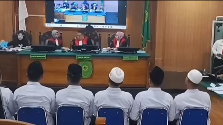 Suasana sidang PK terpidana kasus Vina