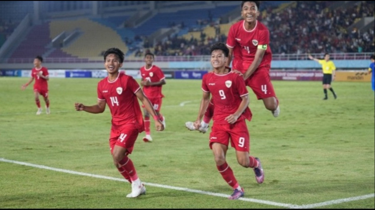 Pemain Timnas Indonesia U-16 Mierza Firjatullah