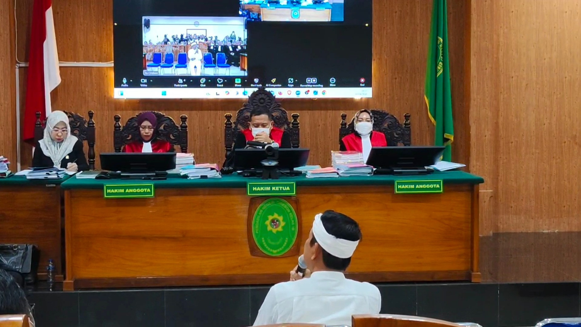 Dedi Mulyadi jadi saksi dalam sidang PK 6 terpidana kasus Vina di Pengadilan Negeri Kota Cirebon, Jumat (20/09/2024).