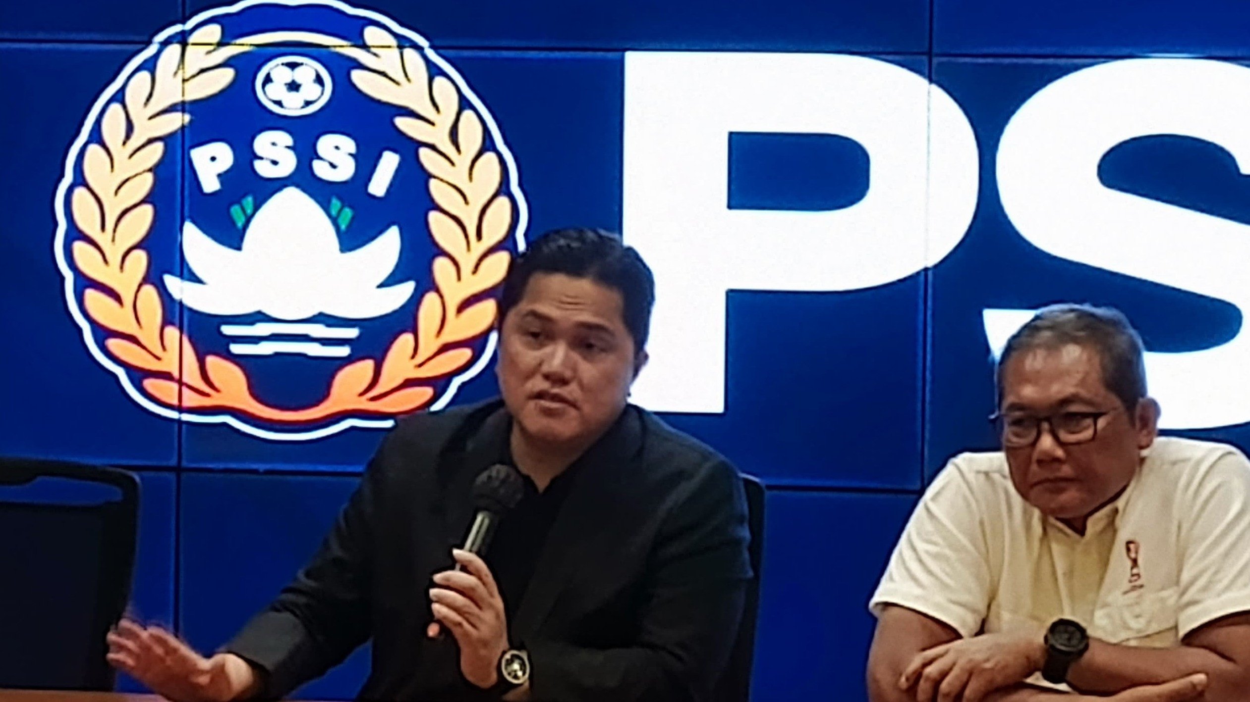 Ketua Umum PSSI Erick Thohir bicara soal potensi naturalisasi Mauro Zijlstra