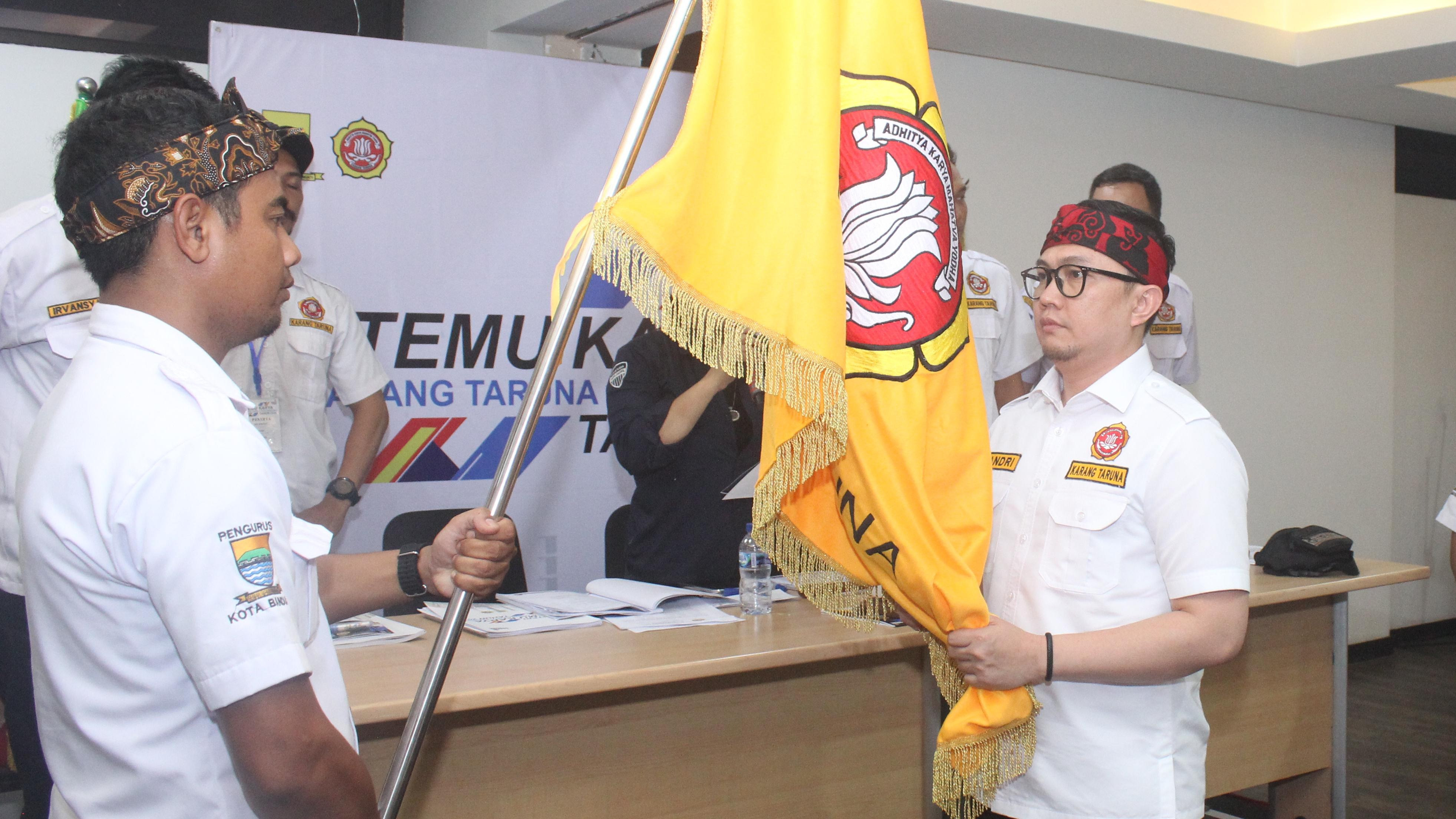 Andri Gunawan kembali terpilih sebagai Ketua Karang Taruna Kota Bandung periode 2024-2029.