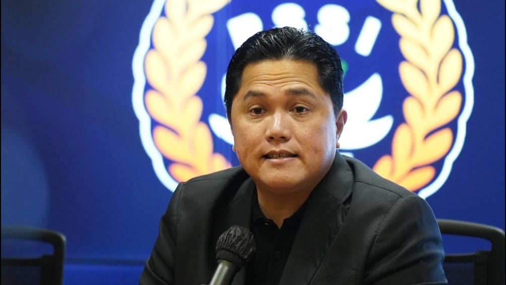 Ketua Umum PSSI Erick Thohir buka suara soal kerusuhan di laga Persib Bandung vs Persija Jakarta