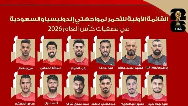 Skuad Bahrain untuk Hadapi Timnas Indonesia