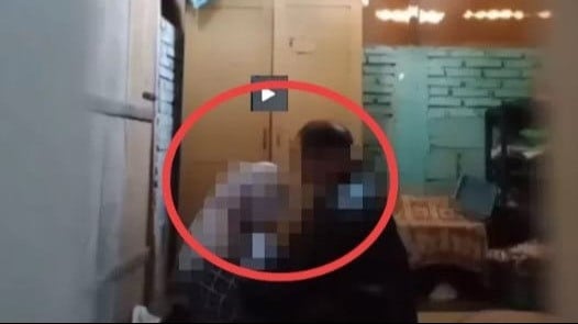 Tangkapan layar potongan video syur guru dan murid di Gorontalo yang viral di media sosial