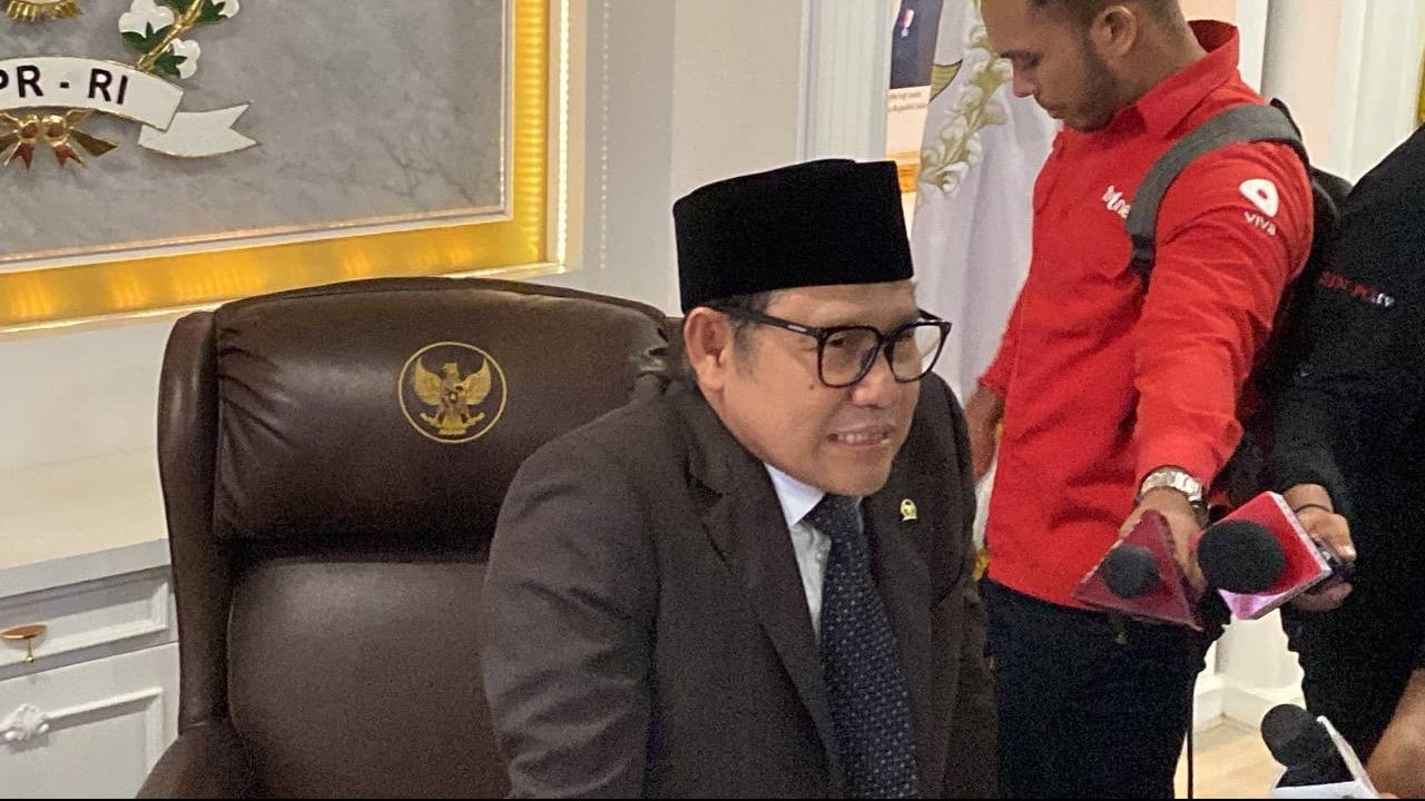 Cak Imin di Gedung DPR, Jakarta Pusat, Senin (30/9/2024).