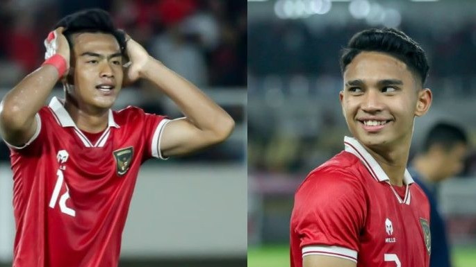 Pratama Arhan dan Marselino Ferdinan