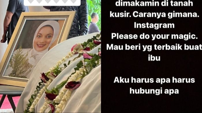 Unggahan Chiki Fawzi tentang permintaan Marissa Haque