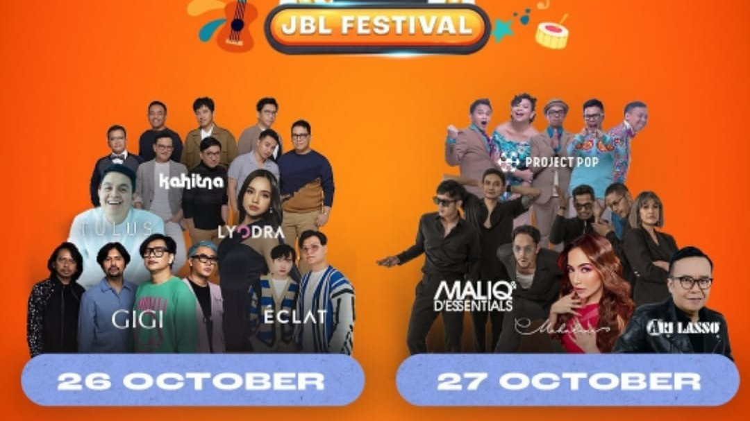 Line up artis JBL Festival 2024