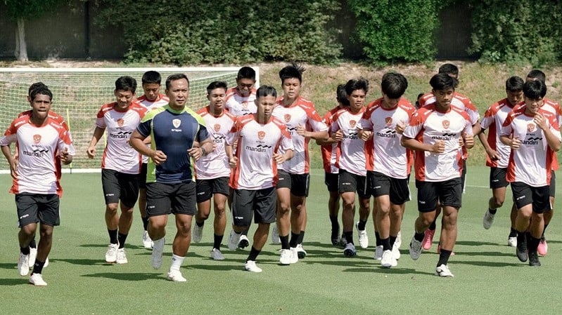 Timnas Indonesia U-17 melakukan TC jelang kualifikasi Piala Asia U-17 2025