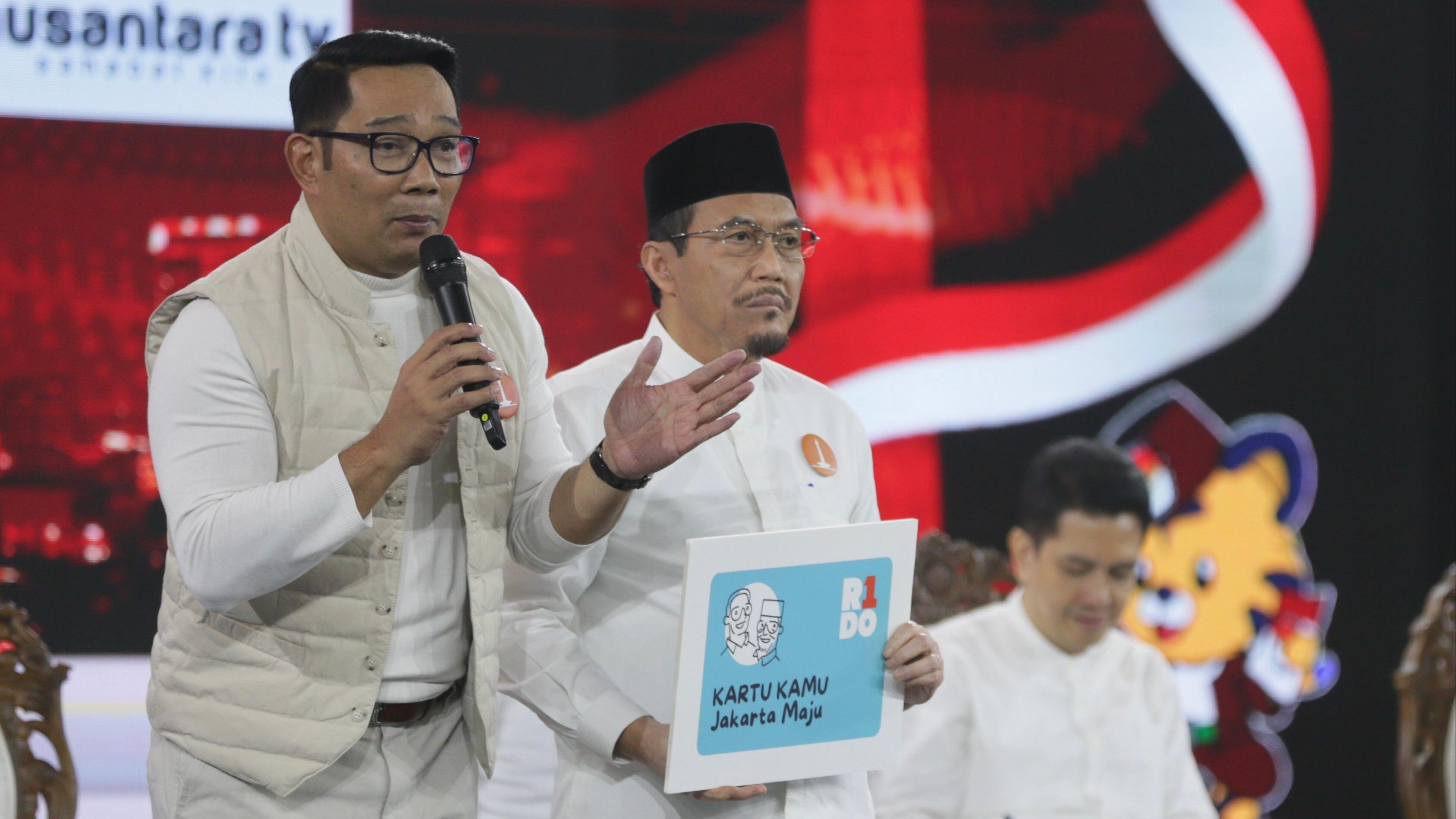 Pasangan Calon Gubernur dan Wakil Gubernur Jakarta, Ridwan Kamil dan Suswono (RIDO).