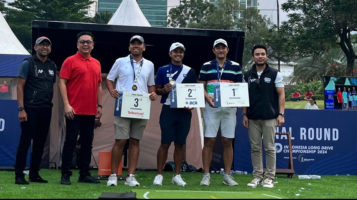 Yakup Hasibuan di kompetisi Indonesia Long Drive (ILD)