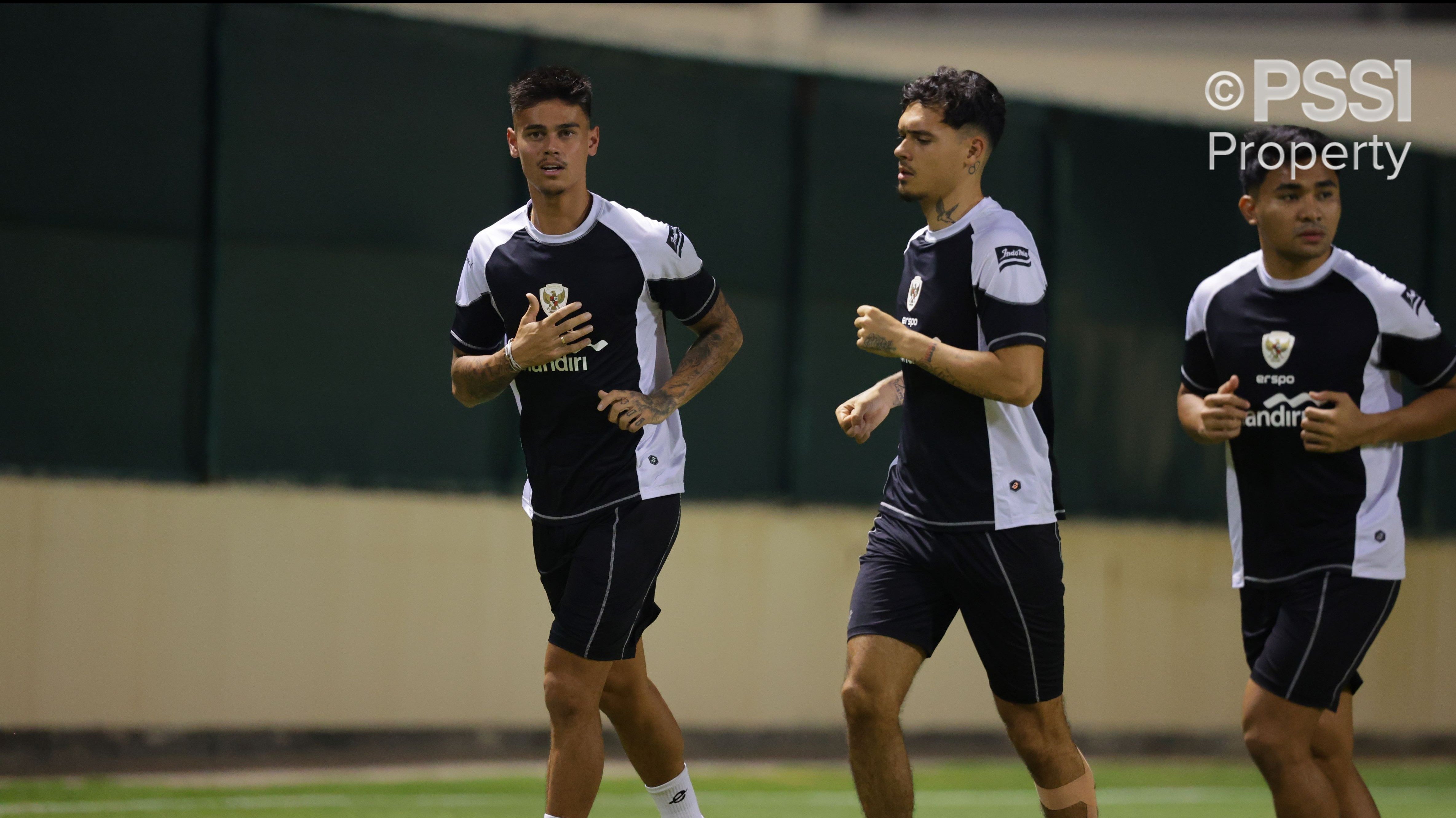 Latihan Timnas Indonesia di Bahrain