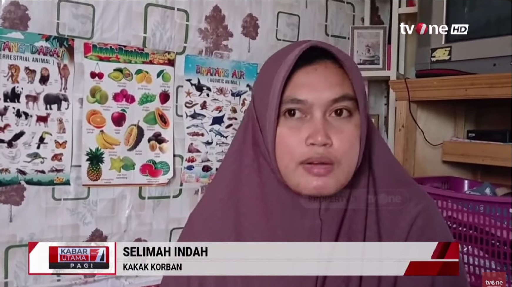 Selimah Indah kakak kandung korban santri dibakar oleh temannya di Pondok Pesantren Langkat Sumatera Utara