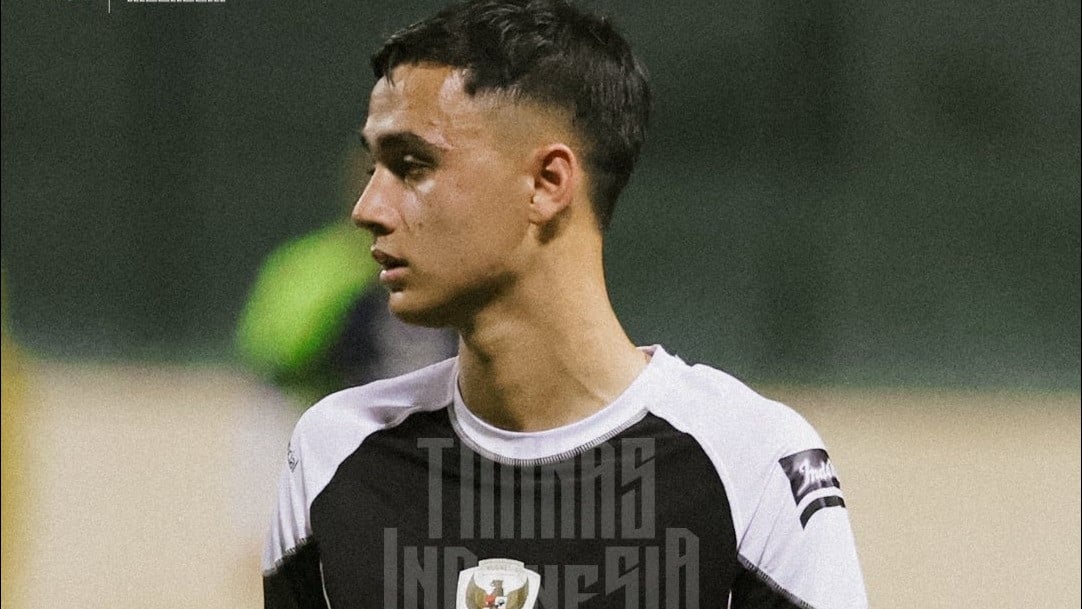 Eliano Reijnders menjalani sesi latihan perdana dengan Timnas Indonesia