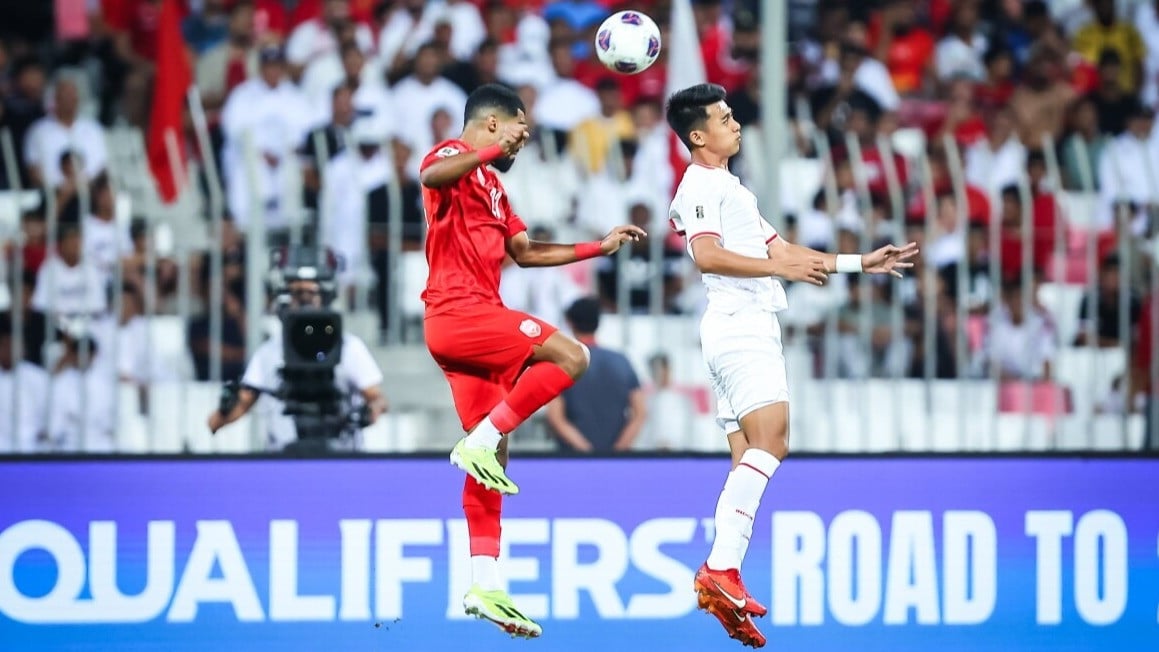 Timnas Indonesia ditahan Bahrain dengan skor 2-2