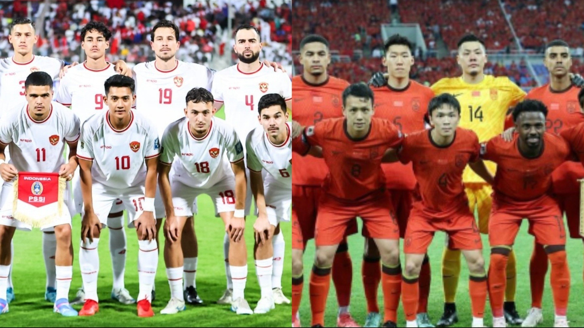 Timnas Indonesia dan China