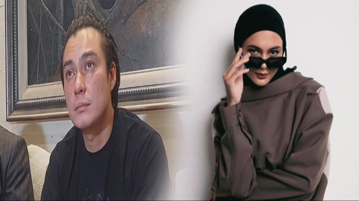 Kolase foto Baim Wong dan Paula Verhoeven